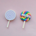 Mười đẹp cầu vồng lollipop huy hiệu mềm cao su trâm huy hiệu trẻ em trâm PVC pin an toàn trâm hoa cài áo Trâm cài