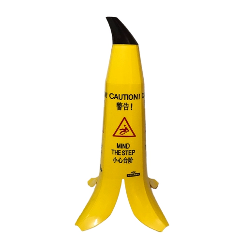 Тщательно сдвиньте знаки предупреждения о безопасности шага, чтобы запретить парковку от отеля по расходным материалам вертикальной банановой дороги конуса Cone Creative