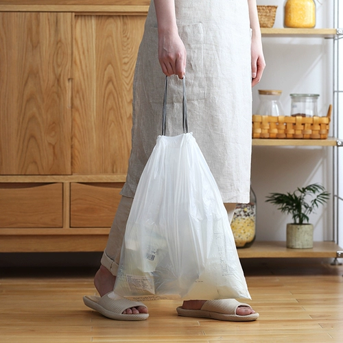 Автоматический портативный мусорный мешок, кухня домашнего использования, пластиковый жилет, увеличенная толщина