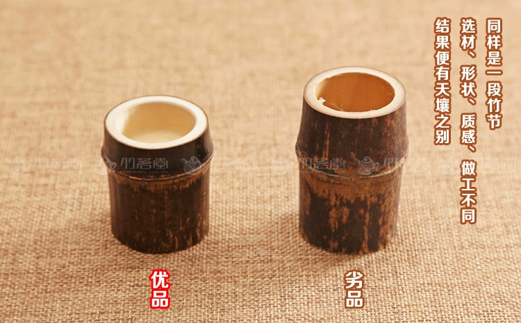 Tre gốc nồi bìa của nhãn hiệu Zizhu Lễ Hội bìa tre giữ cốc nồi cát màu tím bìa nồi sắt bộ trà lễ trà zero trận đấu bình uống trà