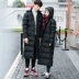 Mùa thu và mùa đông mặc người đàn ông mới bông áo khoác những người yêu thích Hàn Quốc thường áo dài phần trên đầu gối dày bông áo khoác áo khoác thủy triều