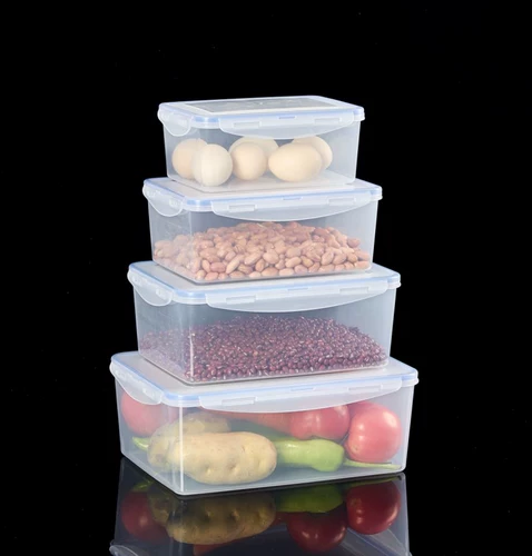 Большая прямоугольная пластиковая коробка для хранения для коммерческого использования, мини-бокс, ланч-бокс