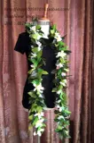 Гавайская традиционная травяная юбка танцевать зеленый лист голова цветочный кольцо кольцо кольцо кольцо кольцо кольцо коренные