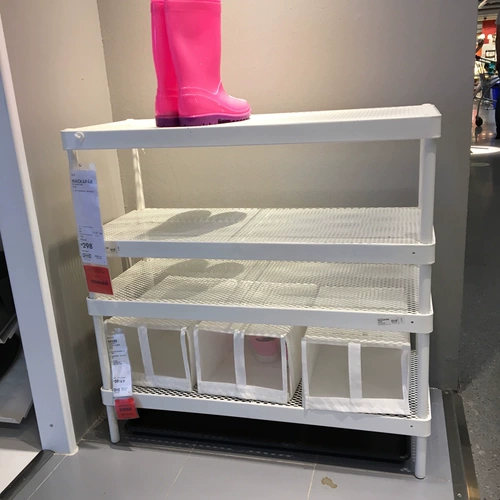 6 Ikea maca Pache Simple White Shoe Rack invemic покупка 78*32*40 см.
