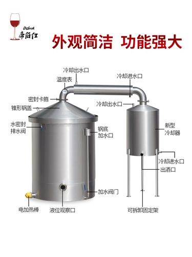 Пивоваренное оборудование, бойлер для ликера, нержавеющая сталь 304