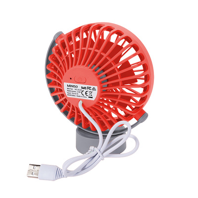 MINISOUSB 名创优品 USB便携迷你旅行者风扇(珊瑚色) MS-2613D-1