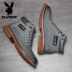 Playboy Martin giày nam mùa đông nước Anh công cụ trợ giúp giày nam giày thủy triều nam giúp cao cộng với nhung ấm giầy cổ cao nam Giày ống