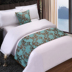 Khách sạn năm sao giường cờ giường đuôi ôm gối gối khách sạn trải giường ba mảnh Trung Quốc tối giản hiện đại màu rắn Trải giường