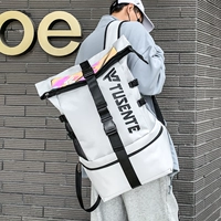 Модная трендовая вместительная и большая сумка через плечо, сумка для путешествий, школьный рюкзак, подходит для студента, для средней школы