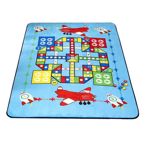 Детская игра Самолетные шахматы, интерактивный игровой коврик, детский складной ковер для гостиной для спальни для ползания, для детей и родителей, увеличенная толщина