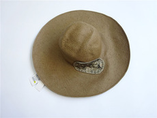 пляжная шляпа 大号 旅游出游大号遮阳帽 编织女士沙滩帽防晒帽子 ae8-a111