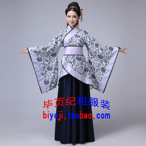 Ханфу мужская и женская одежда 襦 Ханфу Юбка Ханфу Большая юбка для заправки взрослые подарок тангуанг Ханфанг аренда одежды