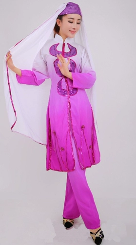 Монгольская одежда меньшинства одежда тибетские водяные рукава Hui Hui Муслим Синьцзян Служба Корейская служба Корейская одежда Северная Корея Ренда одежды