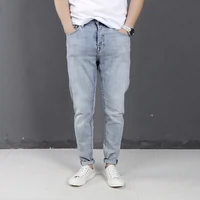 Số 7 kho quần jeans G-DIAN cao cấp Quần lọt khe nam thẳng nhỏ co giãn Quần dài thanh lịch giản dị quần jean nam
