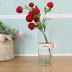 Bình hoa trang trí phòng khách cắm hoa tối giản Châu Âu trang trí sáng tạo cắm hoa bình hoa nước khô bình thủy tinh - Vase / Bồn hoa & Kệ