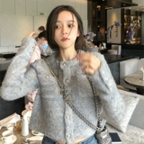 Трикотажный кардиган, куртка, демисезонный свитер, термобелье, увеличенная толщина, популярно в интернете