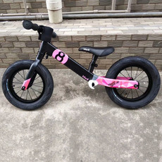 Детский велосипед 美国bike8儿童平衡车自行车无脚踏双轮2-3-5岁宝宝12寸充气轮滑步