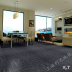 Văn phòng vuông thảm chống cháy dày PVC thảm 50X50 khảm billiard phòng khách sạn phòng khách phòng ngủ cờ vua Thảm