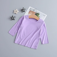 Пурпурные модальные длинные рукава