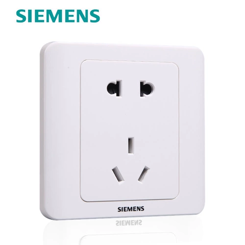 Siemens Switch Spocket Vision yaibai Home Panel с USB косой пять -отверстие стены открыт 86 темная панель установки