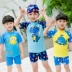 Áo Tắm trẻ em Trai Big Boy Đồ Bơi Set Boy Chia Con Bé Áo Tắm Kem Chống Nắng Áo Tắm Tập đồ bơi bé gái 10 tuổi Bộ đồ bơi của Kid