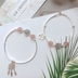 Tự nhiên Kyanite Strawberry Pha Lê Moonstone Thạch Anh Tím Dreamcatcher Hoa Màu Xanh Hành Tinh Sterling Silver Bracelet Bộ Quà Tặng vòng pandora Vòng đeo tay Clasp