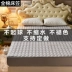 Giường cotton một mảnh dày mền chống trượt Simmons nệm bọc nệm mỏng màu nâu trải giường bông trải giường 1,8m - Trang bị Covers