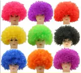 Цвет взрывные парики цветовые вентиляторы головы рукав парик радужная парик для порошкообразного парика