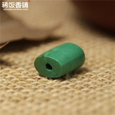 Сувенир 天然绿松石老珠子天然原矿桶珠散珠鼓珠单珠佛珠配珠配饰老珠