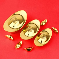 Deyuanju Pure Copper Jinshen Jinbao большой пакет большой юанбао домашние ремесла размещение