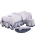 Beauty bedspread bông denim bedspread liệu pháp xoa bóp bộ giường của các câu lạc bộ dành riêng SPA có thể được tùy chỉnh - Trang bị tấm ga giường spa giá rẻ Trang bị tấm