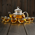 Cốc thủy tinh nhỏ cốc cốc cà phê tách sản phẩm cốc chén món ăn cốc công bằng chịu nhiệt kung fu trà bộ Trà sứ