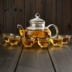 Cốc thủy tinh nhỏ cốc cốc cà phê tách sản phẩm cốc chén món ăn cốc công bằng chịu nhiệt kung fu trà bộ bo am tra Trà sứ