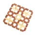 Nhật bản-phong cách tre placemat cách nhiệt pad vuông bộ đồ ăn tấm bảng pad pad chống nóng pad nồi pad bát mat bảng mat Đồ ăn tối