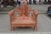 Gỗ gụ nội thất gỗ hồng mộc Miến hồng lớn trái cây gỗ hồng mộc 6 bộ đặt ghế sofa phòng khách Han Palace kết hợp cát mịn - Bộ đồ nội thất