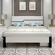 Tất cả các giường gỗ rắn giường đôi ngân sách 1,5 m 1,8 m thuê một phòng ngủ thứ hai với giường đôi lắp ráp giường thông - Giường