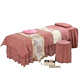 Vẻ đẹp trải giường bốn bộ tùy chỉnh cao cấp dày cơ thể massage trải giường bốn bộ lõi gối lõi khăn
