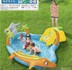 Mới lớn cá mập inflatable pad hồ bơi với slide có thể phun nước vườn hồ bơi phim hoạt hình động vật đồ chơi bóng hồ bơi be bơi phao cho người lớn giá rẻ Bể bơi / trò chơi Paddle