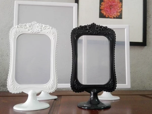 Double-sided plastic photo frame, 6 inches, 10x