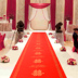 Không dệt đám cưới thảm đỏ lễ kỷ niệm đám cưới trang web cung cấp đám cưới dùng một lần thảm đỏ Thảm