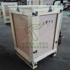 деревянная упаковка 深圳厂家定制熏蒸出口运输用合页蝴蝶扣搭扣子木箱可重复利用