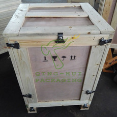 деревянная упаковка 深圳厂家定制熏蒸出口运输用合页蝴蝶扣搭扣子木箱可重复利用