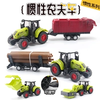 Детский реалистичный трактор, транспорт, прицеп, инерционная модель автомобиля, машина для мальчиков, игрушка, комплект