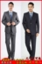 Trung niên phù hợp với nam giới tinh khiết màu đen trung niên phù hợp với cha kinh doanh bình thường kích thước lớn phù hợp với tiệc cưới áo Suit phù hợp