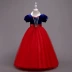 Girls Snow White Váy Big Boy Cosplay Công chúa Tòa án Dress Dress Dress Catwalk Dress