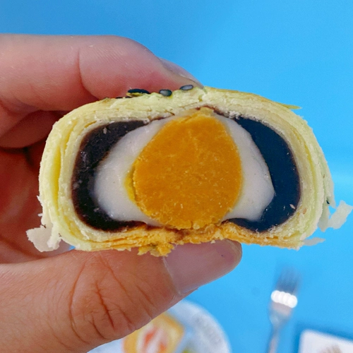 Gao xiaomei Egg Yolk хрустящий традиционный кондитерский объемный сердце хрустящий снежный снегопад -Maida Maida Kempt Potter торт для завтрака закуски для хлеба Луна торт