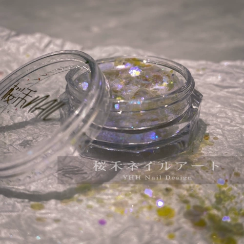 Sakurahei Nail Glitter [Sikong Bells] последовательные поляризованные смешанные пороховые украшения