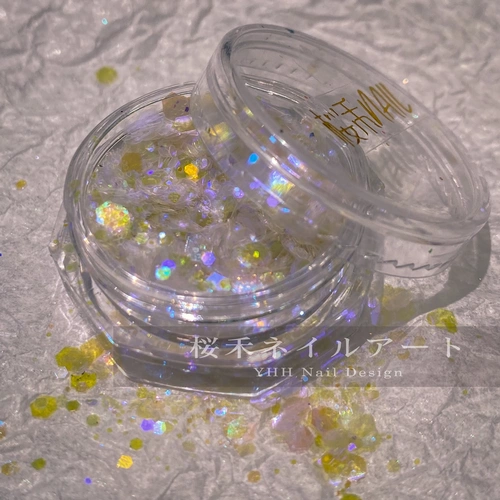 Sakurahei Nail Glitter [Sikong Bells] последовательные поляризованные смешанные пороховые украшения