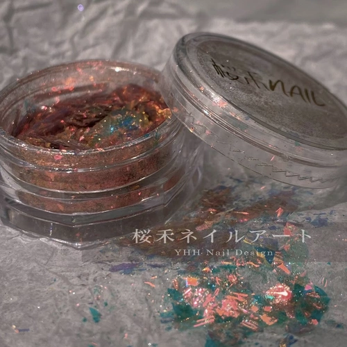 Sakura YHH [MU Orange] Супер поляризованный опановый порошок украшения специального порошка гвоздя