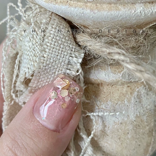 Sakura Hehh [Yin Garden] Sakura Nail Naving Украшение блесток европейское порошковое порошок фольги для падки.